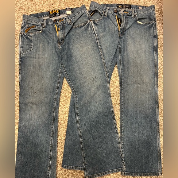 Mens Ariat Rebar Jeans - Picture 1 of 4